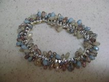 Soft Blue Stretch Bracelet - Gently Used in Luke AFB, Arizona